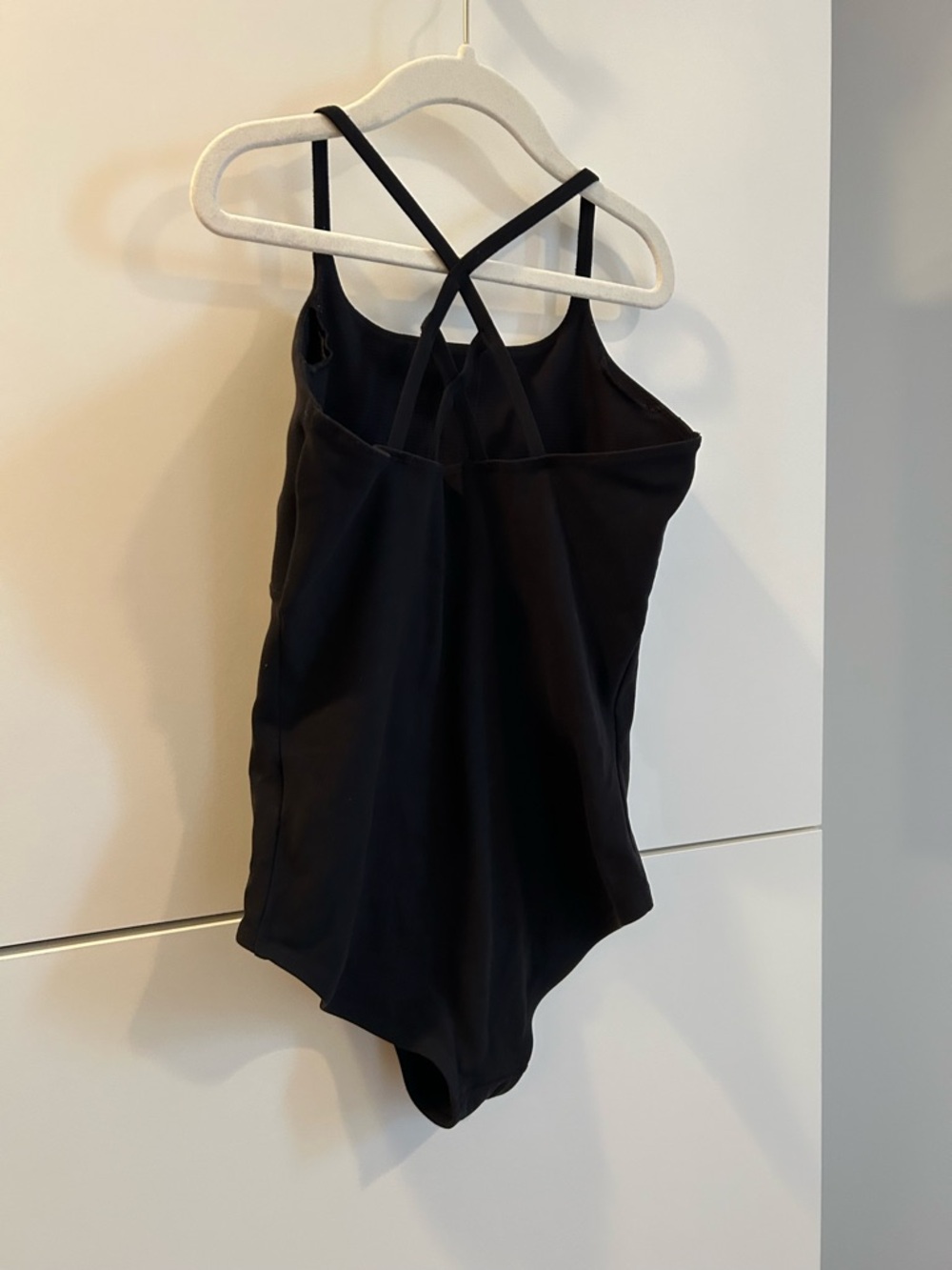 Athleta Girl Black Girls' Got Your Back Leotard - Size 12 - Picture 8 of 8